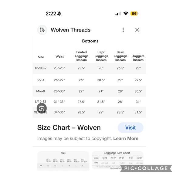 Wolven Argyle White Cossover Pocket Legging Size Small - Picture 14 of 16